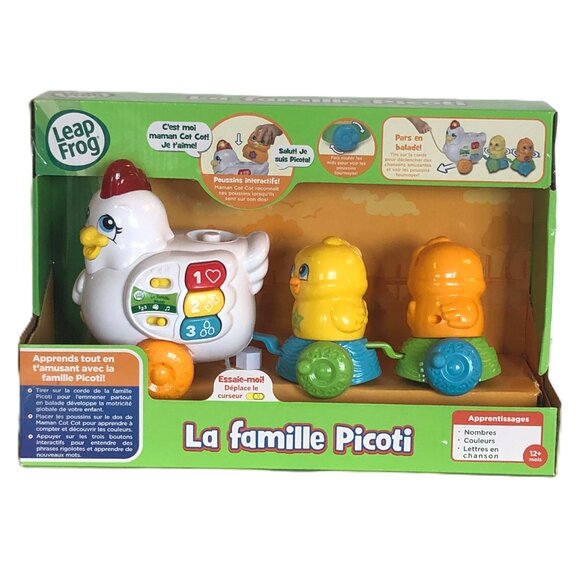 Leapfrog Learn and Roll Chickens (French Version) For Age 12 Months New in Box - Picture 1 of 16
